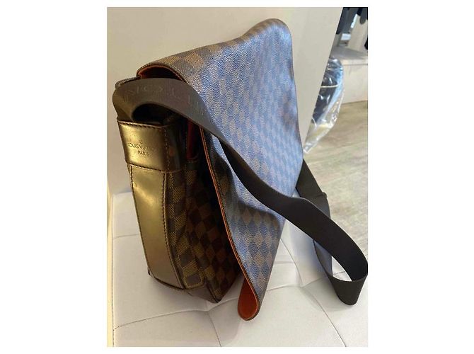Laguito Louis Vuitton Porte-documents en cuir marron - vue 2