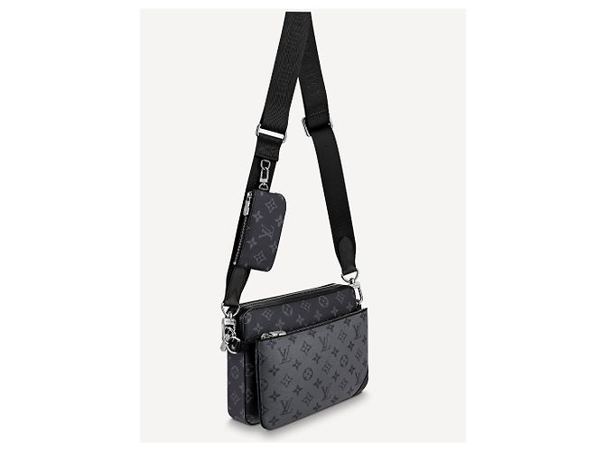 Louis Vuitton Messenger LV Trio Grigio - vista 2