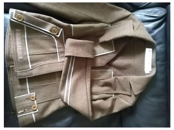 Christian Dior Caramel Wool Mohair Jacket - view 2