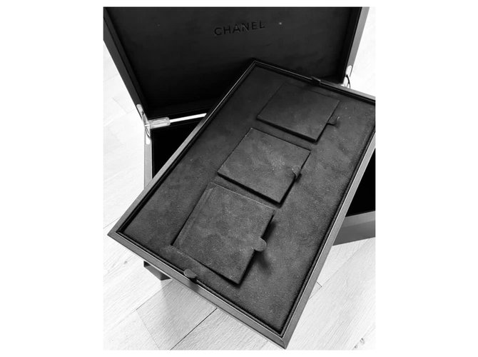 Cambon Chanel Lederbox Schwarz - Ansicht 4
