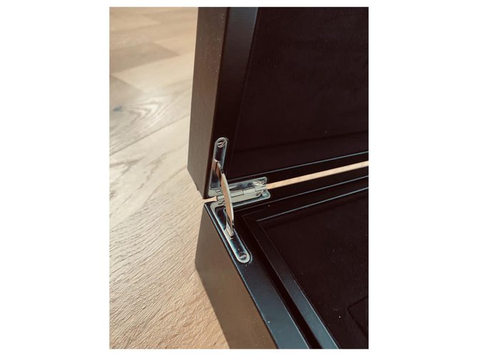 Cambon Chanel Lederbox Schwarz - Ansicht 6