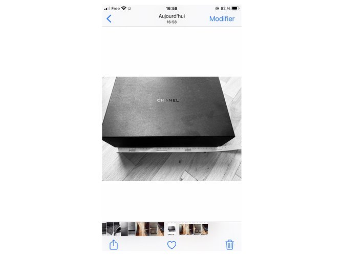 Cambon Chanel Lederbox Schwarz - Ansicht 9