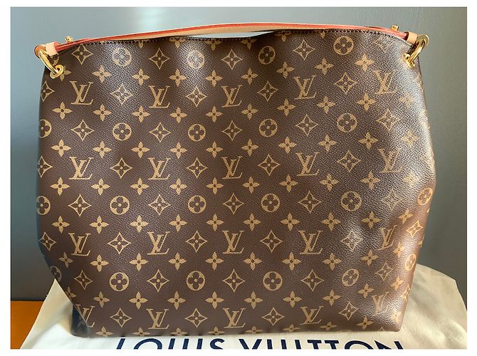 Louis Vuitton Graceful MM Monogram Bag Nuovo Marrone - vista 3
