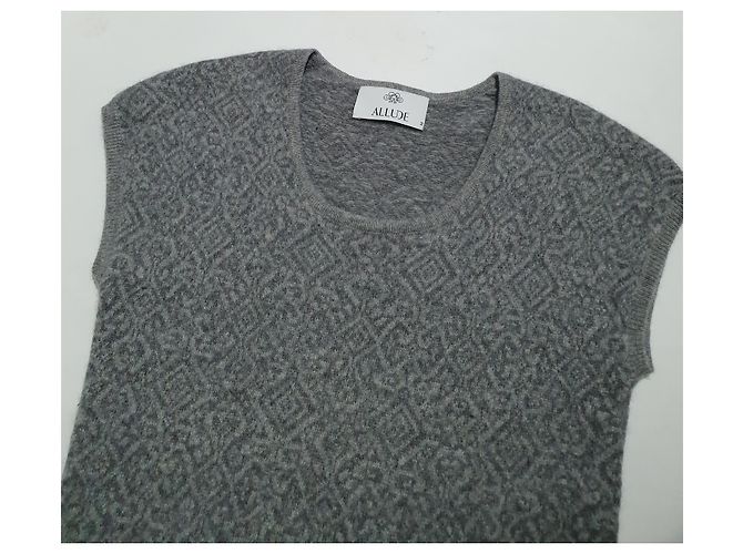Allude Kaschmirkleid Grau M - Ansicht 3