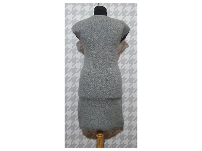 Allude Kaschmirkleid Grau M - Ansicht 5