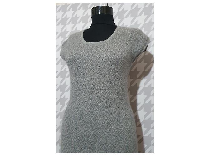Allude Kaschmirkleid Grau M - Ansicht 6
