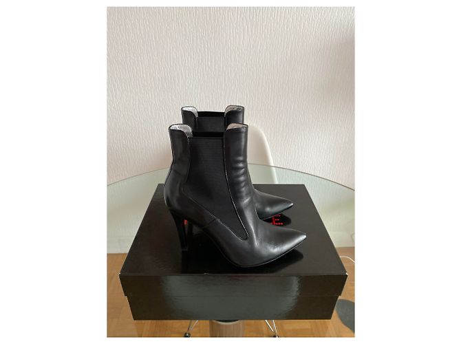 Stivaletti Free Lance Jodpur Itlys in pelle nera Nero - vista 3