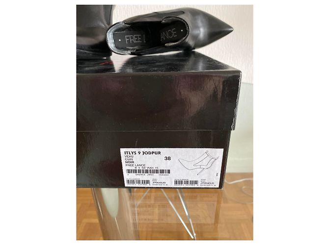 Stivaletti Free Lance Jodpur Itlys in pelle nera Nero - vista 6