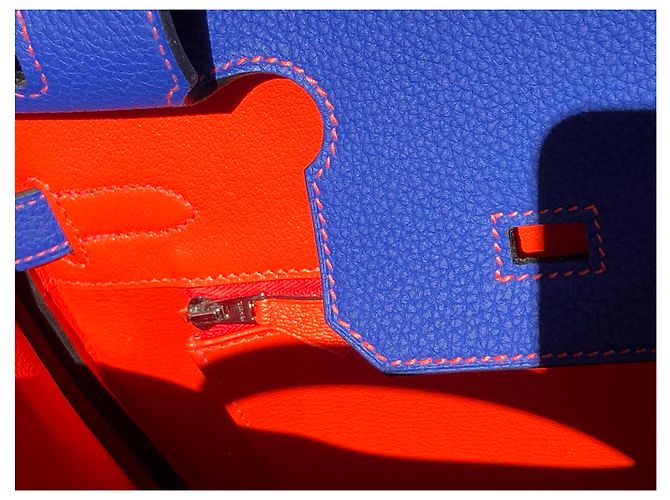 Hermès Ordine speciale Birkin 30 Blu - vista 10