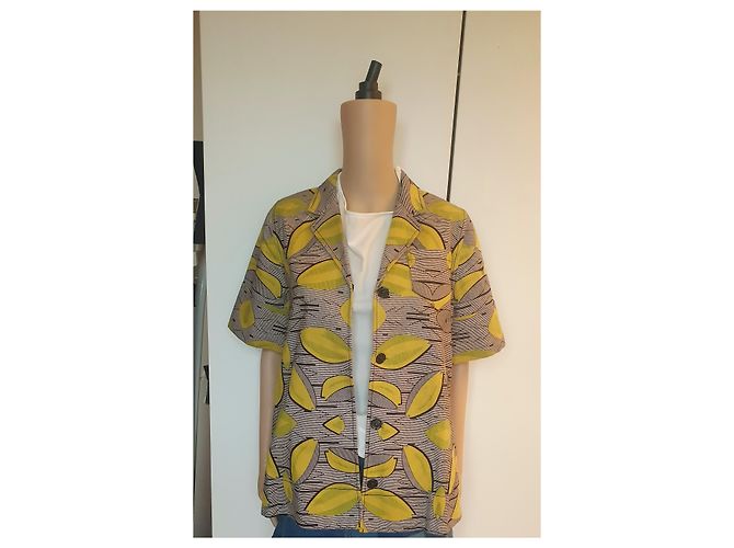 Giacca lunga multicolore in cotone Essentiel Antwerp - vista 2