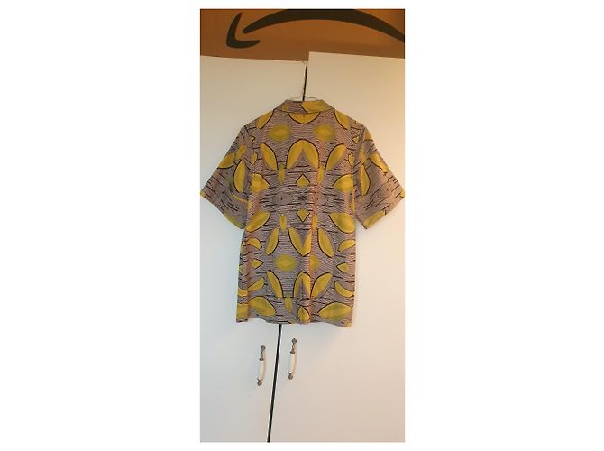 Giacca lunga multicolore in cotone Essentiel Antwerp - vista 6