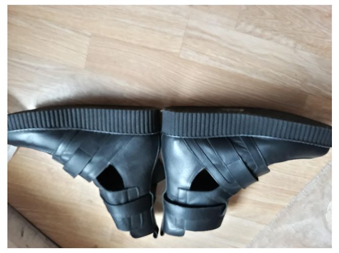 Botines Maje de cuero negro 38 - vista 6