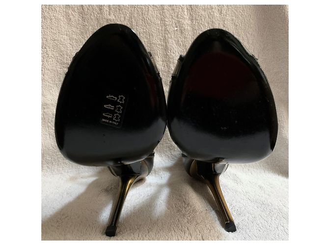 Roger Vivier Sandali alti in pelle metallizzata Metallico - vista 6