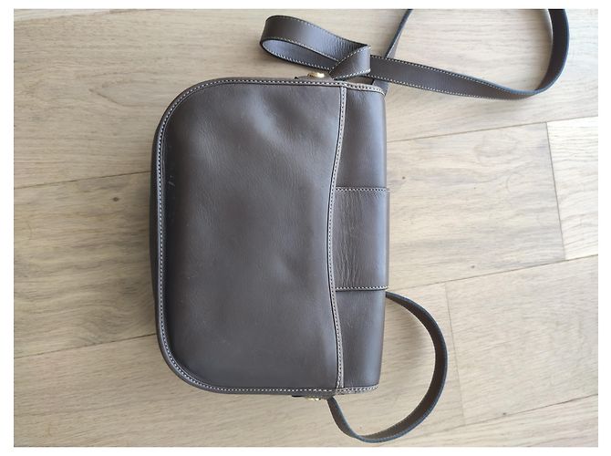 Borsa a tracolla Christian Dior stile Bobby in pelle marrone - vista 2