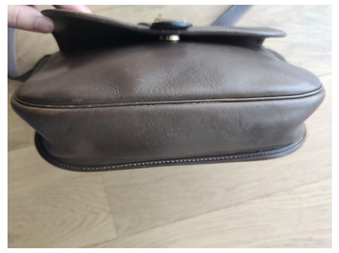 Borsa a tracolla Christian Dior stile Bobby in pelle marrone - vista 6