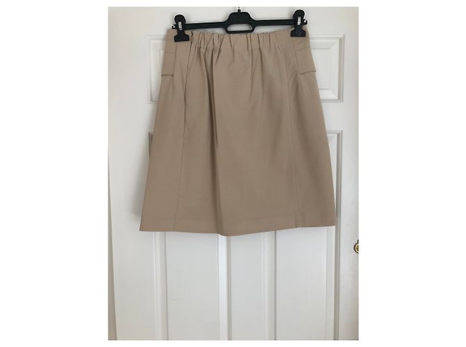 Falda Marni beige de corte línea A - vista 2