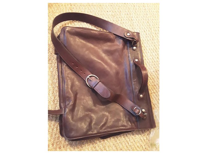 Il Bisonte Sacs Porte-documents Marron foncé - vue 2