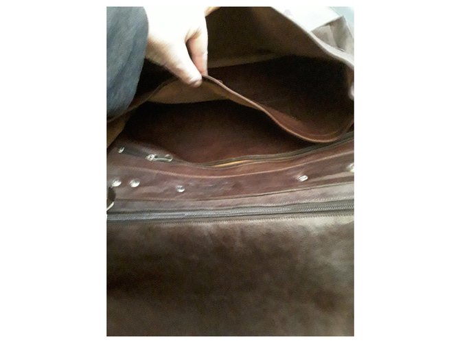 Il Bisonte Sacs Porte-documents Marron foncé - vue 5