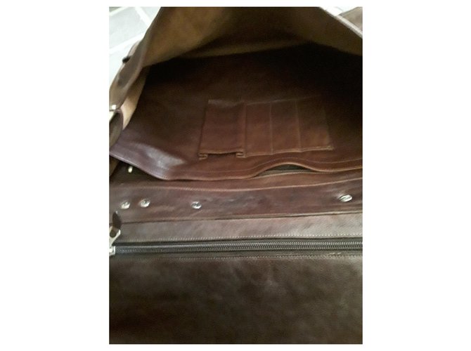Il Bisonte Sacs Porte-documents Marron foncé - vue 6