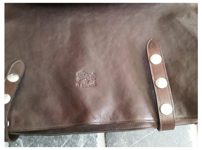 Il Bisonte Sacs Porte-documents Marron foncé - vue 8