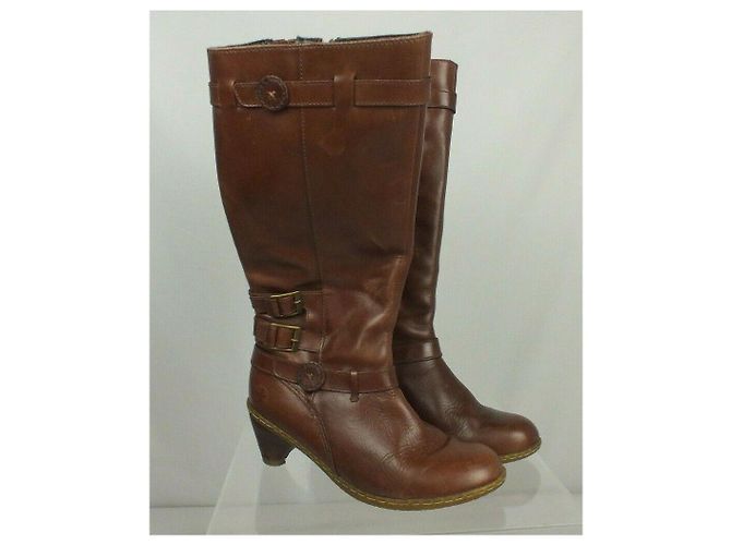 Dr. Martens Botas altas Dr Martens Castaño Castaña - vista 3