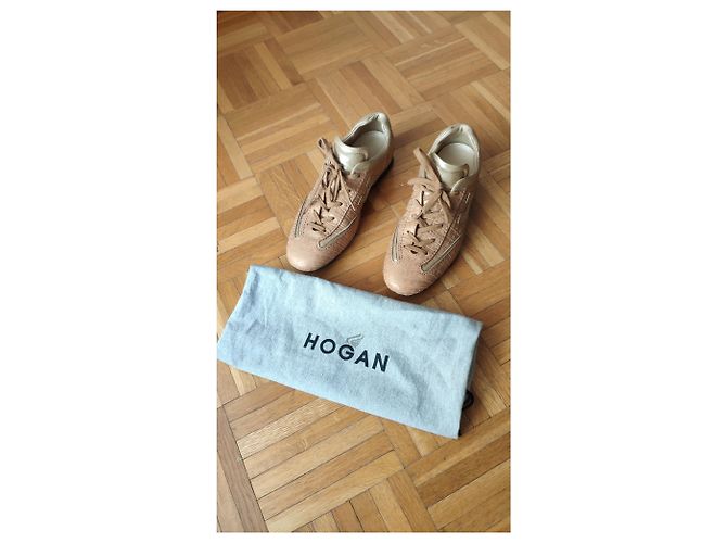 SNEAKERS HOGAN OLYMPIA Beige Bronzo - vista 2
