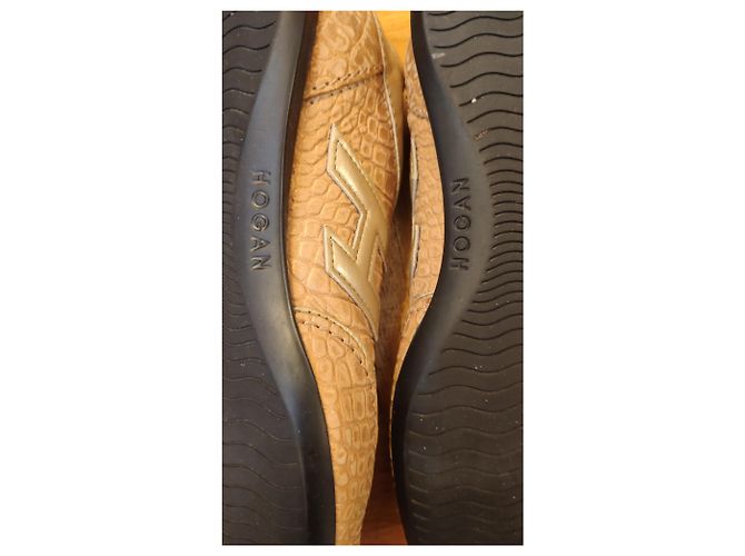 SNEAKERS HOGAN OLYMPIA Beige Bronzo - vista 6