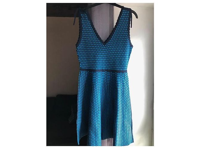 Claudie Pierlot Claudie Kleid Pierlot Blau - Ansicht 2