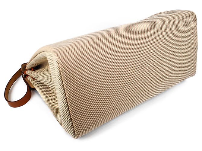 Hermès clássico Herbag zip GM Bege - vista 4