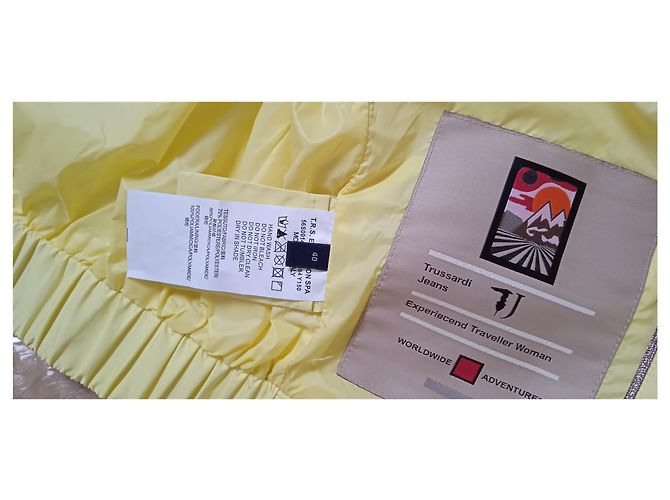 Trussardi Jeans Chaqueta vaquera Trussardi Amarillo - vista 2