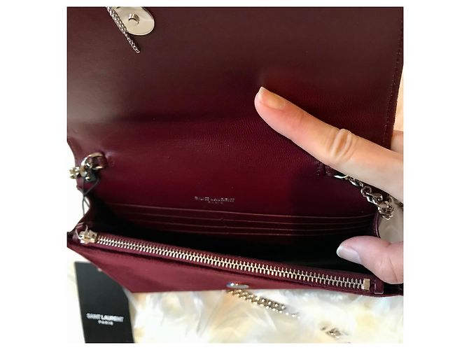 Pompom Kate Saint Laurent Cartera Kate con cadena y pompón - vista 5