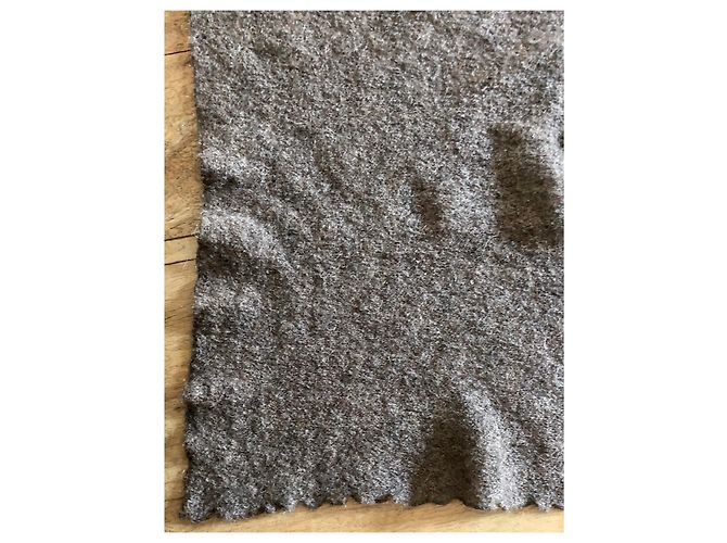 Autre Marque Sciarpa in lana e alpaca mohair - taupe melange - vista 3