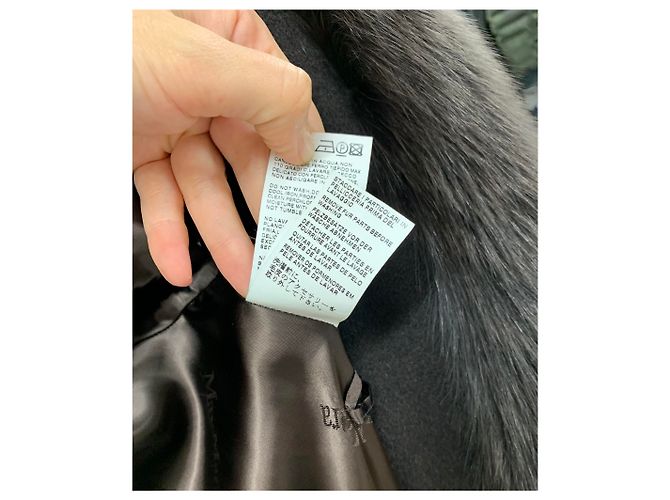 Abrigo Max Mara de Lana Marrón Oscuro - vista 19