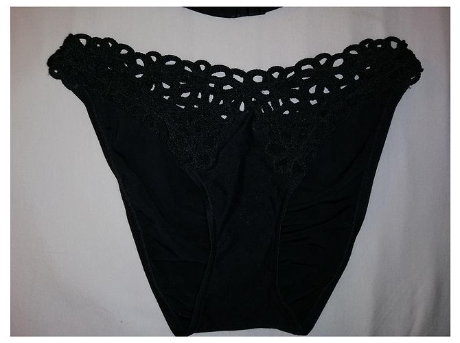Nicole Olivier Bordado de macramé Negro - vista 5
