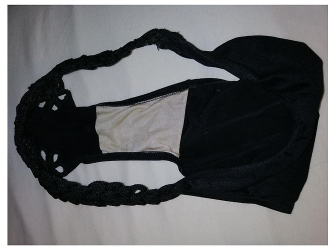 Nicole Olivier Bordado de macramé Negro - vista 7