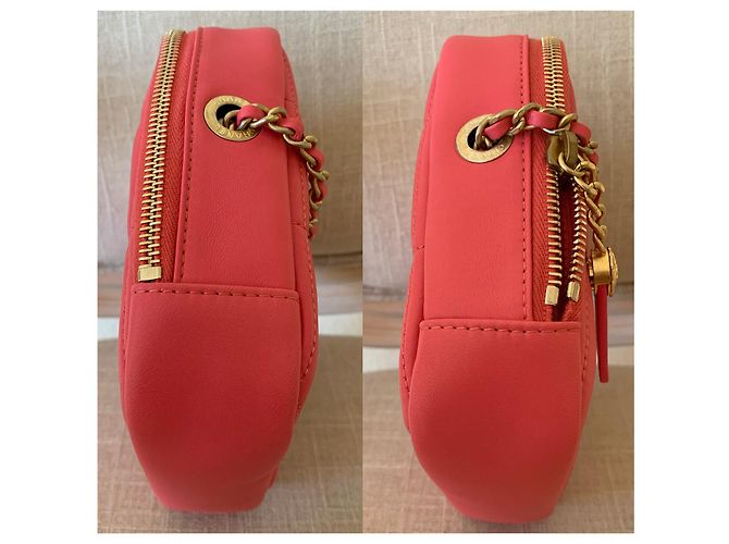 Chanel Runway Pink Lambskin Leder Diamond Cut Handtasche - Ansicht 3