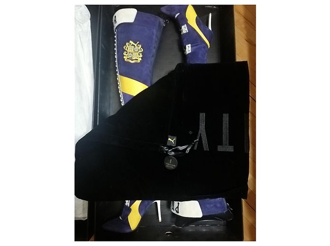 Botas de cuero azul Puma x Rihanna 36 - vista 3