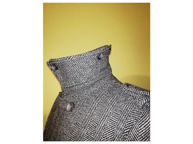 Dolce & Gabbana Men's Grey Wool Coat - view 10