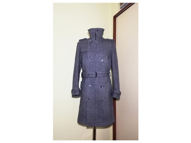 Dolce & Gabbana Men's Grey Wool Coat - view 3