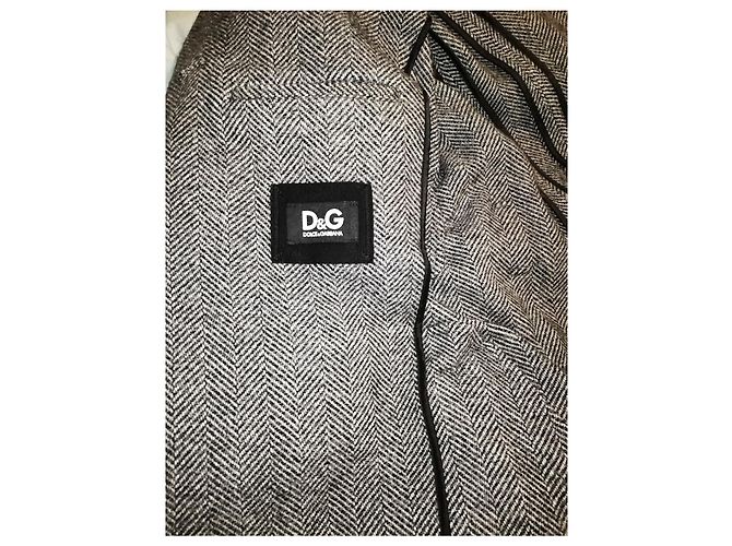 Dolce & Gabbana Men's Grey Wool Coat - view 5