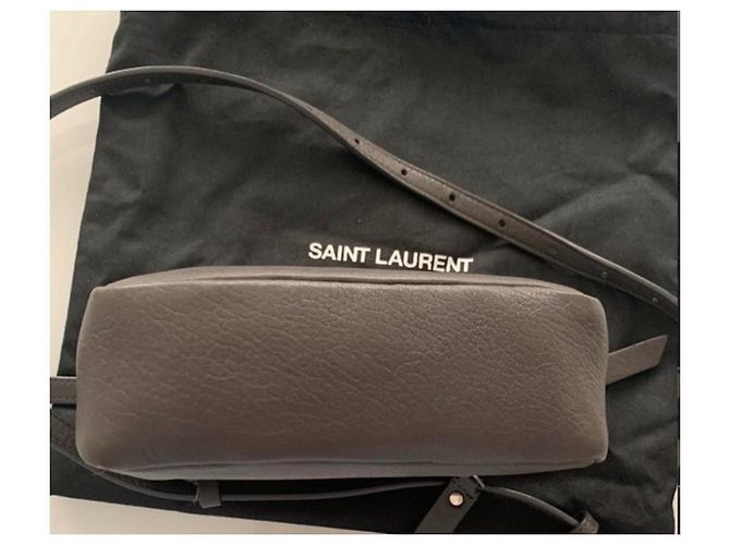 Yves Saint Laurent Lou Gürteltasche Grau Leder - Ansicht 8