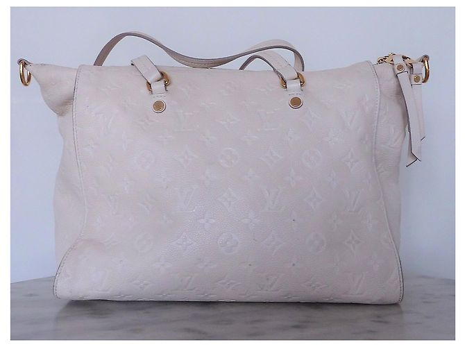 Lumineuse Borsa GM LOUIS VUITTON Luminous Empreinte Beige - vista 2