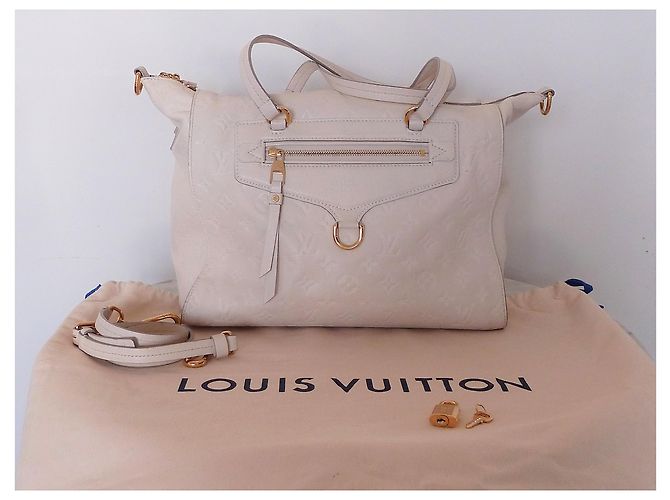 Lumineuse Borsa GM LOUIS VUITTON Luminous Empreinte Beige - vista 8