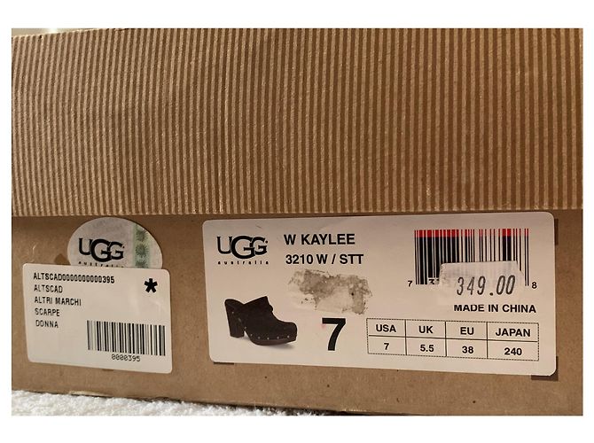 Ugg Zoccoli in camoscio marrone - vista 10