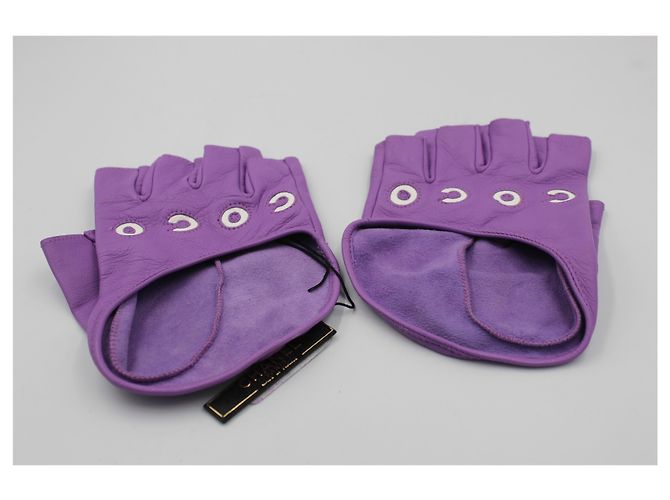 Chanel 2019 Runway Collection Handschuh Lila - Ansicht 2