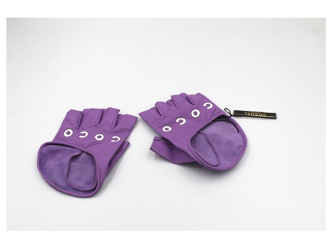 Chanel 2019 Runway Collection Handschuh Lila - Ansicht 3