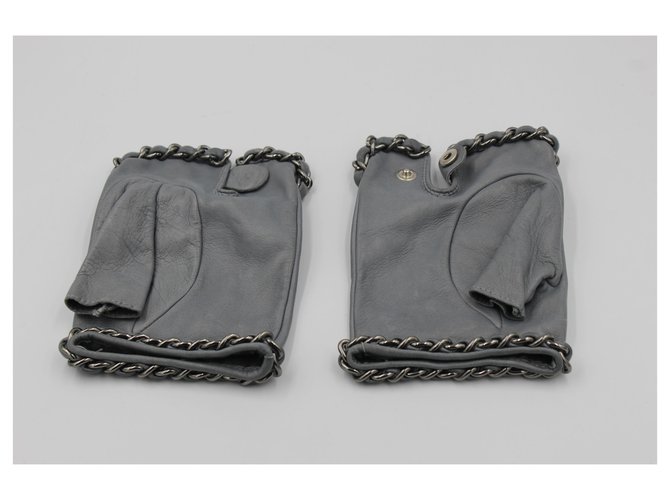 Chanel Guanti Grigio - vista 6
