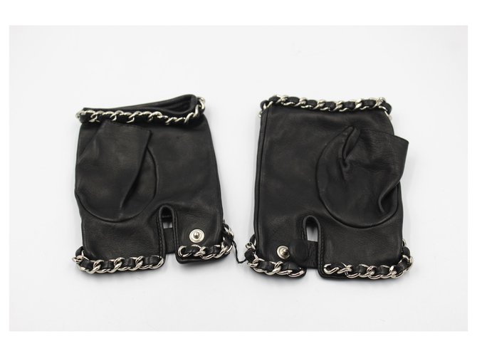 Chanel 2019 Runway Collection Handschuhe Schwarz - Ansicht 3