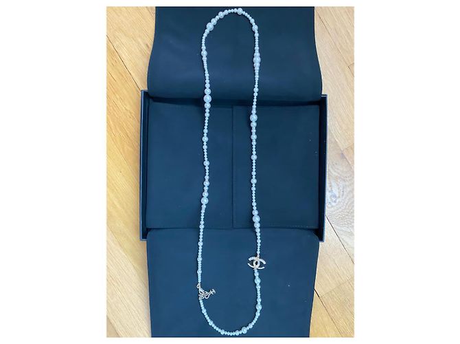 Chanel Collares largos Blanco roto - vista 3