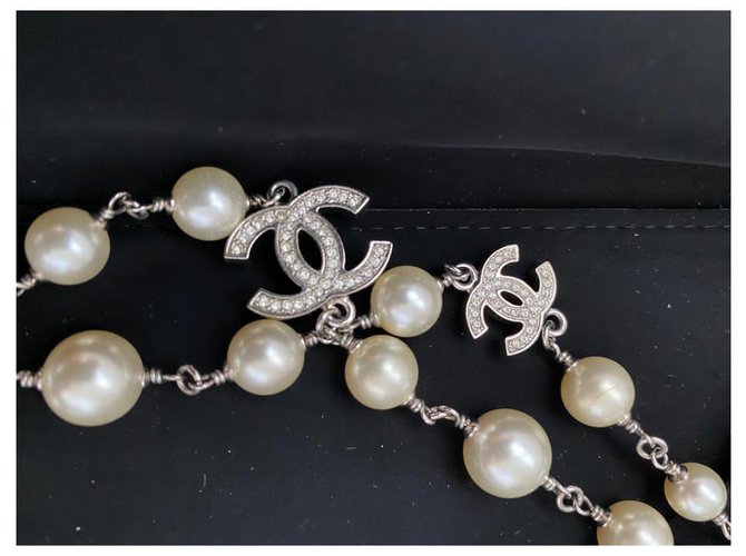 Chanel Collares Crema - vista 2